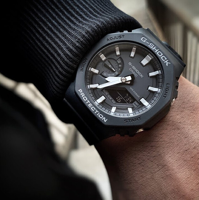 Orë dore Casio G-Shock Original Carbon Core Guard GA-2100-1AER
