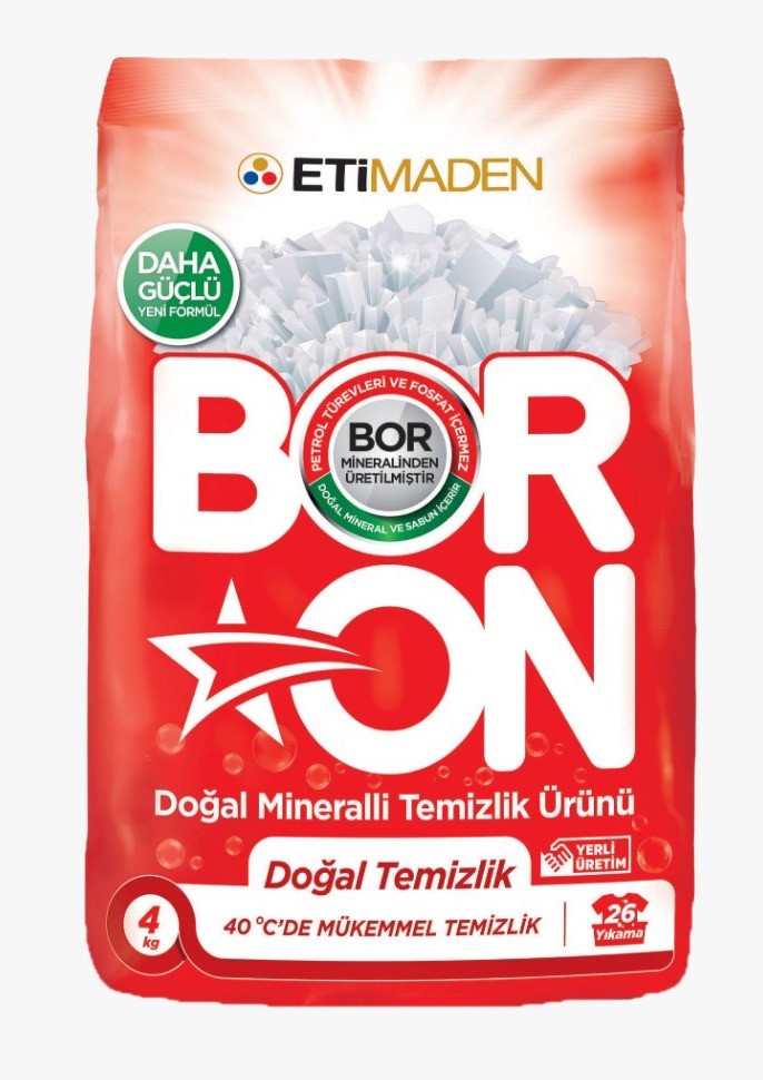 Detergjent Boron, për rroba të bardha, 4kg