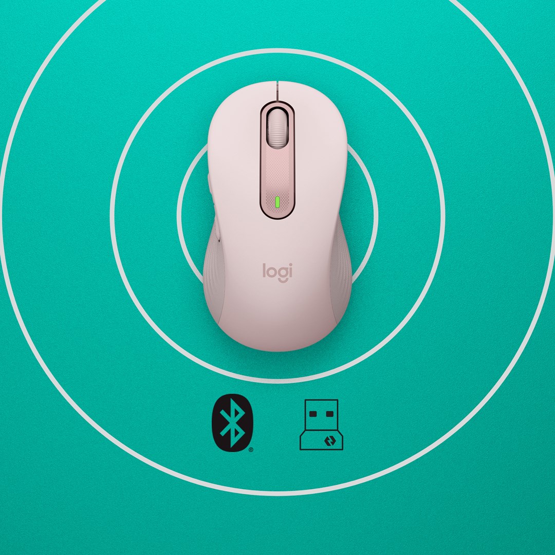 Maus Logitech M650L, rozë