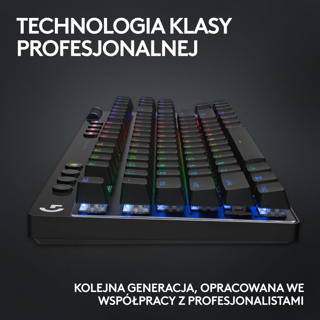 Тастатура Logitech PRO X TKL Lightspeed GX Brown