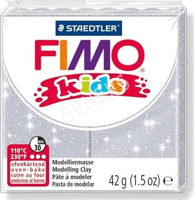 Masë termoplastike Fimo, 42g, e hirtë