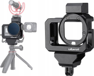 Kornizë alumini Ulanzi, + 3x Adapter, për Gopro 8, e zezë Kornizë alumini Ulanzi, + 3x Adapter, për Gopro 8, e zezë
