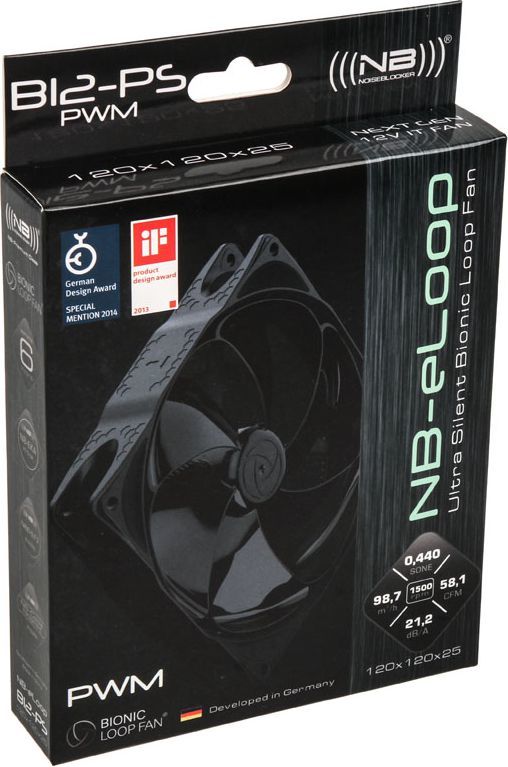 Ладилник Noiseblocker NB-eLoop B12-PS (ITR-B12-PS-BL), 120 мм