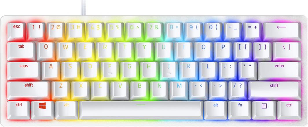 Tastierë Razer Mini Purple Switch, e bardhë