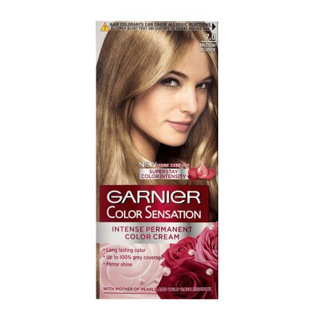 Ngjyrë për flokë Garnier Color Sensation, 7.0 Medium Blonde, 60 ml