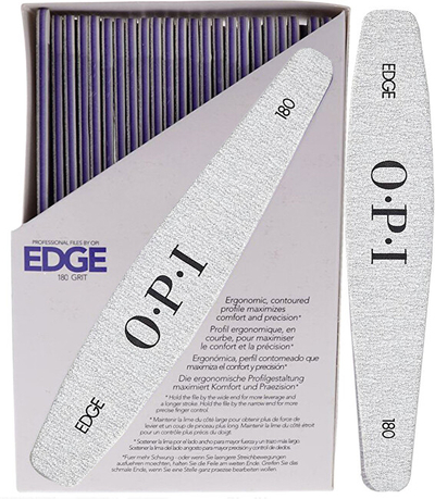 Limë thonjësh OPI Edge File 180 Grit, 48 copë