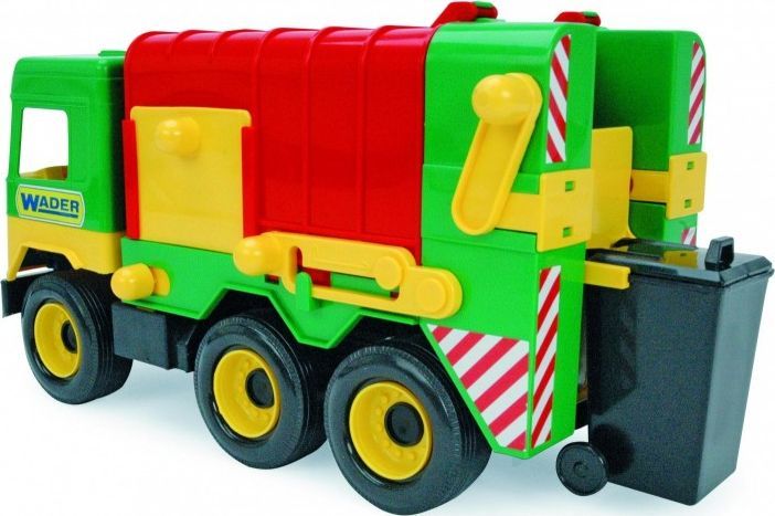 Lodër Wader Garbage Truck, 42cm, e gjelbër