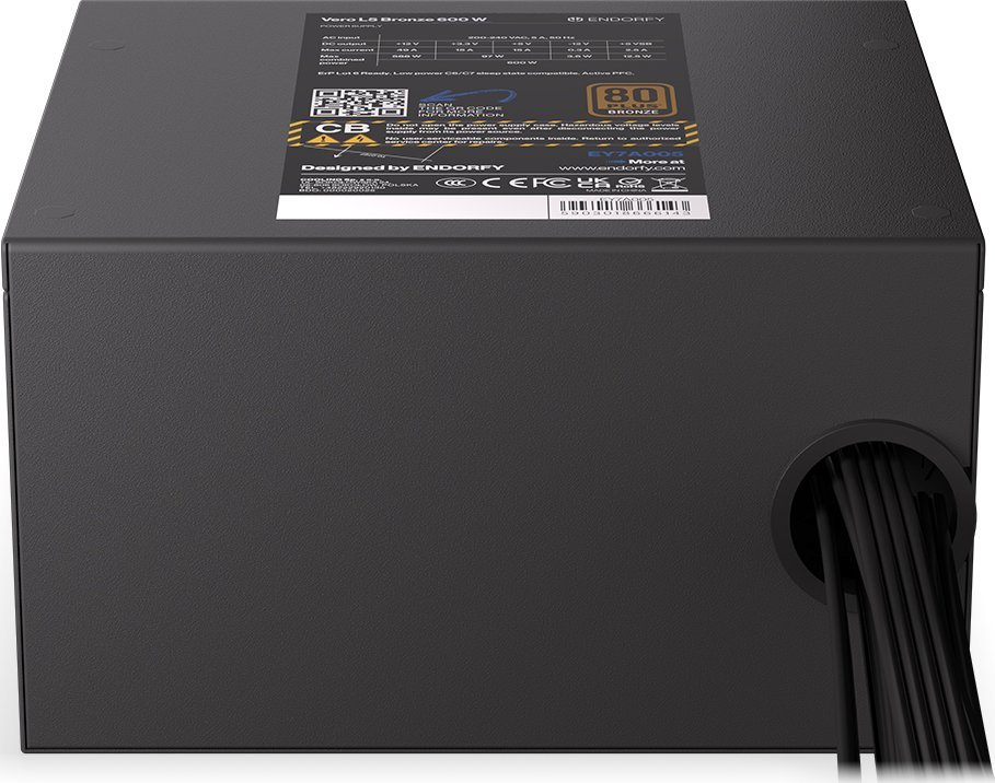 Burim energjie Endorfy Vero L5 Bronze EY7A005 ATX, 600W
