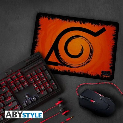 Mauspad ABYstyle Naruto Shippuden - Konoha, M, i portokalltë