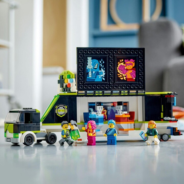 Set LEGO® City 60388 Gaming tournament in a truck, 344 pjesë