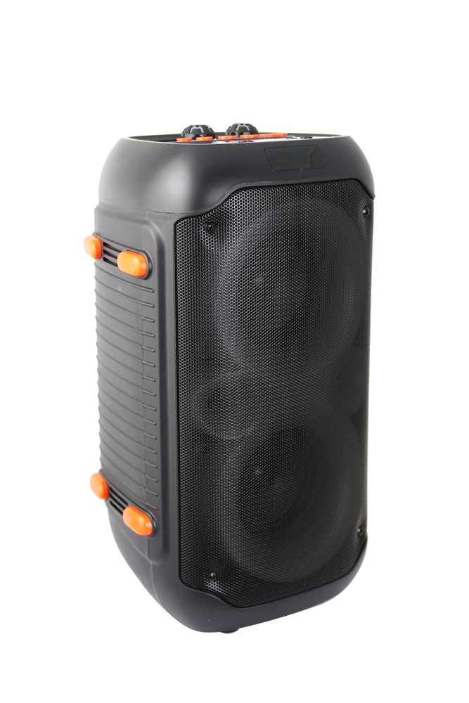 Комплет звучници и микрофон Esperanza EP156, Bluetooth, FM, RGB LED, 20W, црн