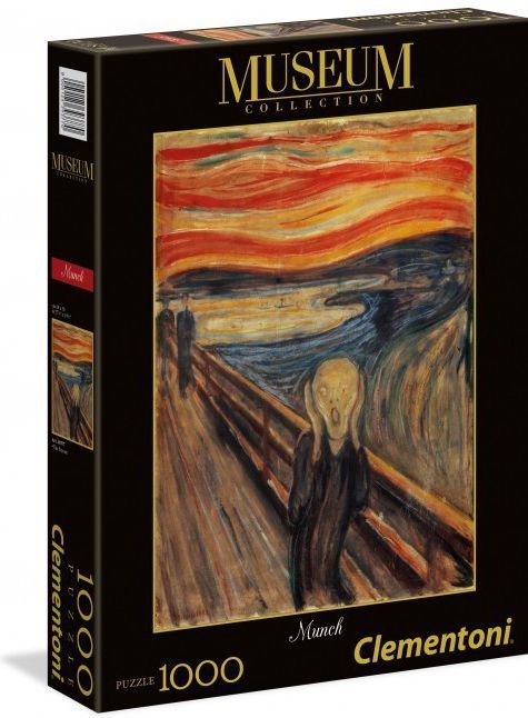Puzzle Clementoni: Munch Scream (39377), 1000 elemente