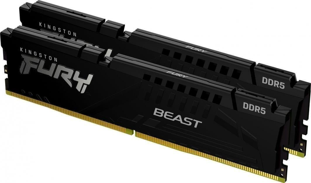 Memorie Kingston Fury Beast, DDR5, 64 GB, 6400 MHz, CL32, KF564C32BBK2-64