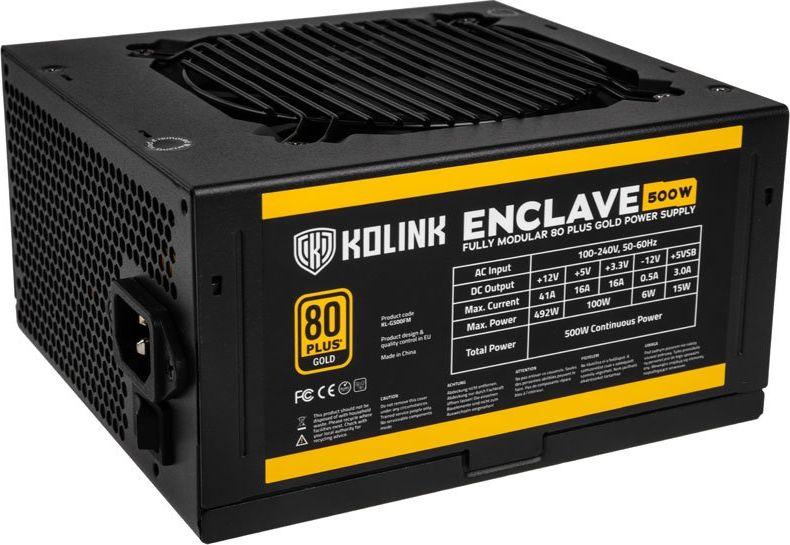 Burim energjie Kolink Enclave KL-G500FM ATX, 500W