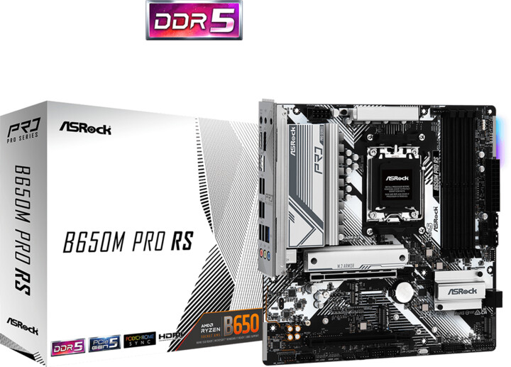 Матична плоча ASRock B650M Pro RS - AMD B650