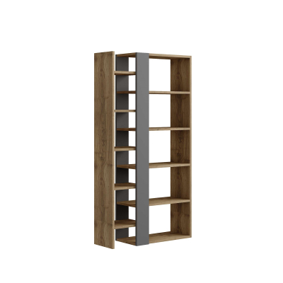 Raft për libra Decortie Lift (80 x 29 x 151 cm), kafe