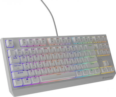 Tastierë Genesis Thor 230 TKL Outemu Brown, e bardhë