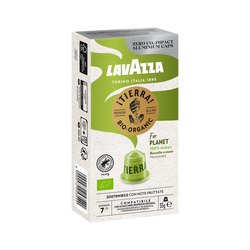 Lavazza Tierra Bio, përzierje kompatibile me Nespresso® (10 kapsula)