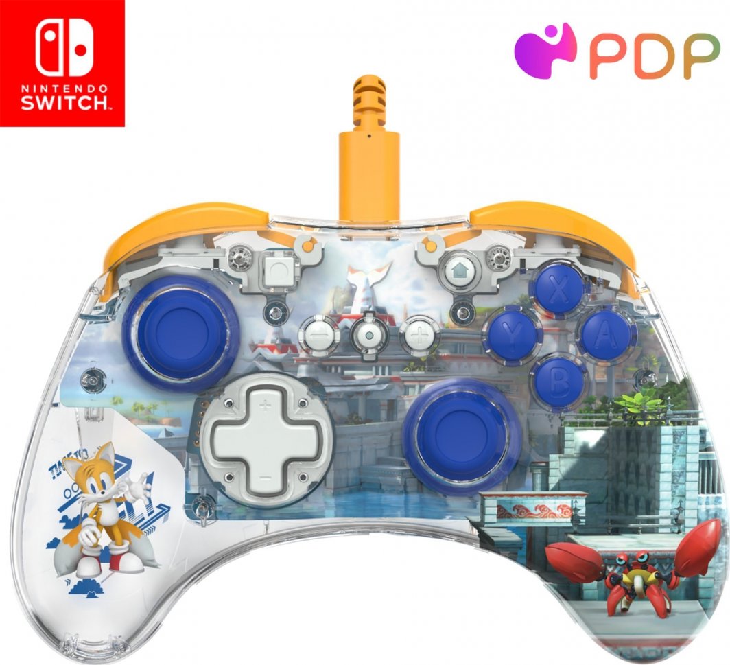 Kontroller PDP RealMz Tails Seaside Hill Zone, me kabllo, shumëngjyrësh