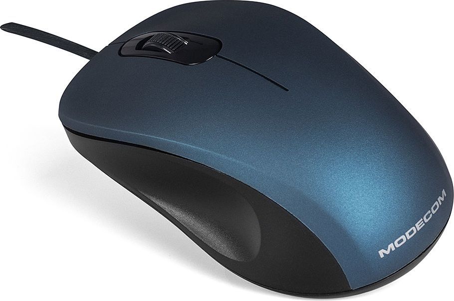 Maus Modecom M10S, me kabllo, USB, i kaltërt