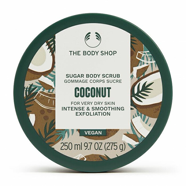 Skrub trupi për lëkurë të thatë The Body Shop Coconut, 250 ml