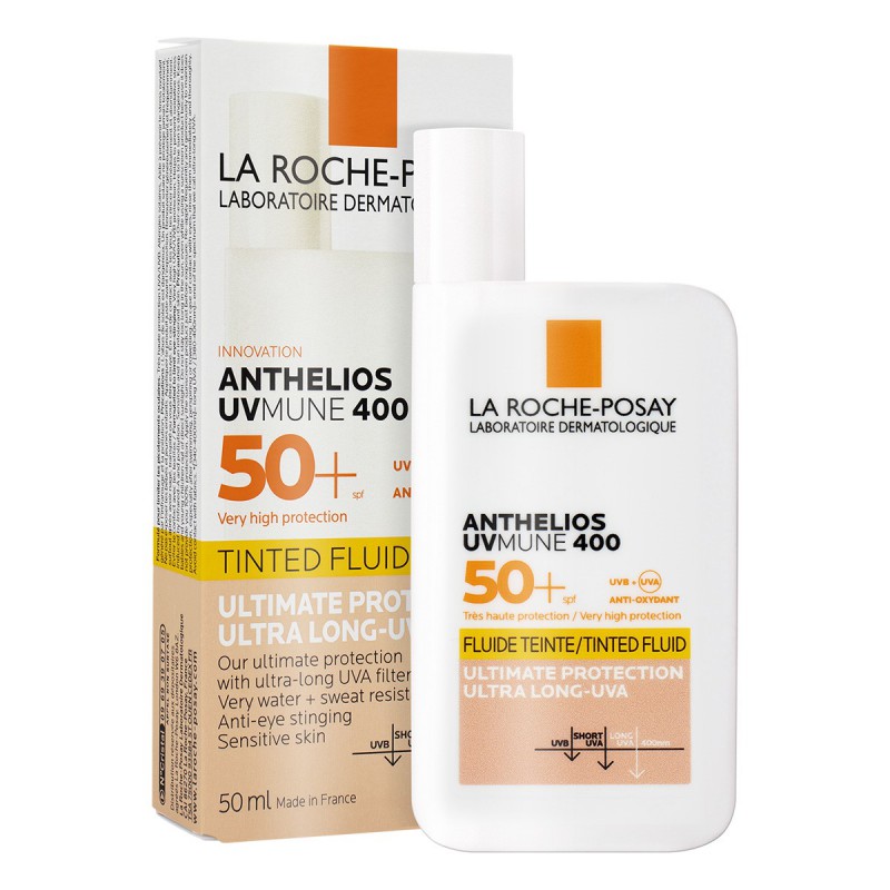 Krem mbrojtës me ngjyrë La Roche Posay Anthelios UVmune 400 Tinted Fluid SPF50+, 50ml