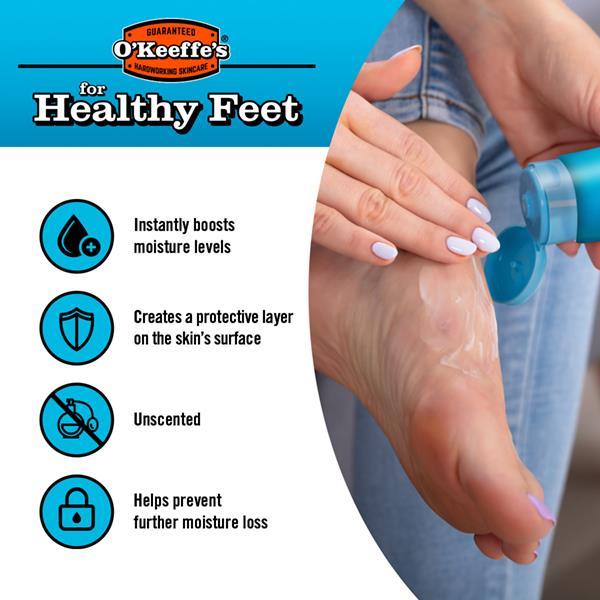 Krem për këmbë O'KEEFFE'S Healthy Feet, Tubetë 60g