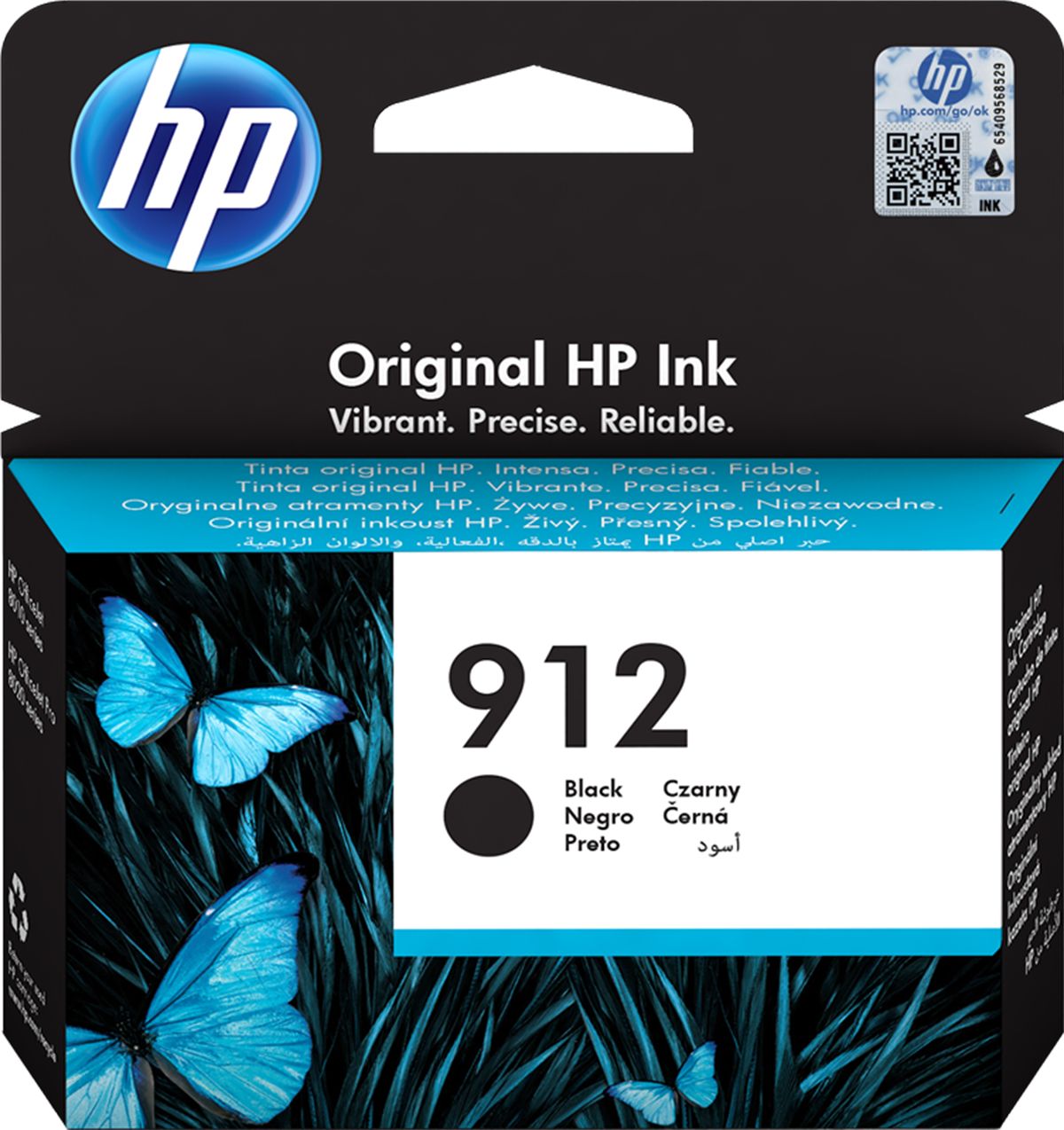 Ngjyrë printeri HP 912, e zezë