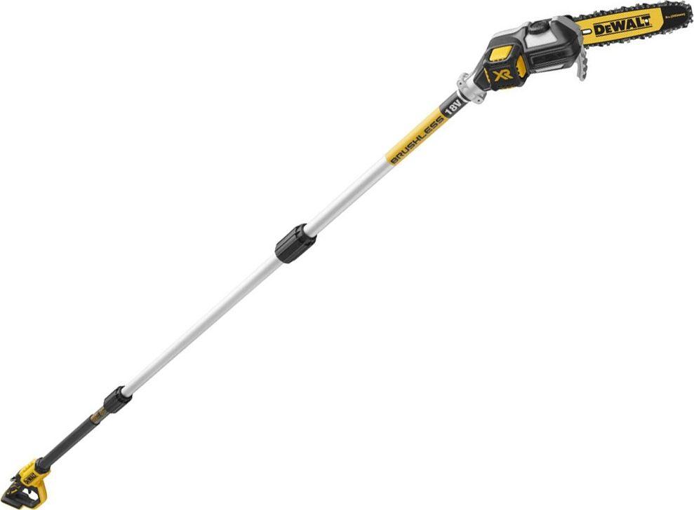 Sharrë me zinxhir Dewalt DCMPS567N, 18 V, 20 cm, e verdhë