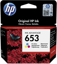 Ngjyrë për printer HP 3YM74AE, tre ngjyra, No. 653
