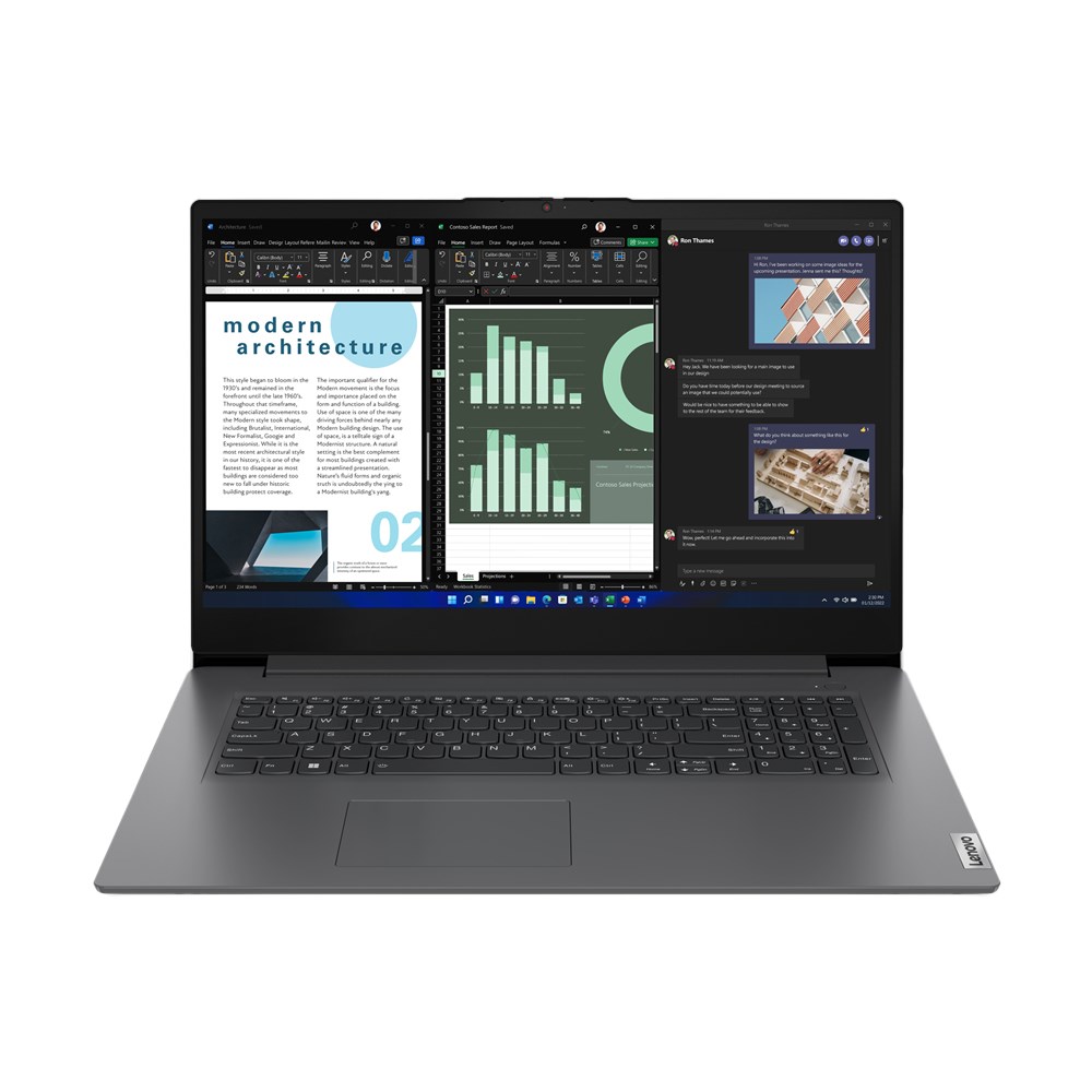 Laptop Lenovo V V17, 17.3", Intel i5-13420H, 16 GB RAM, 512 GB SSD, i hirtë