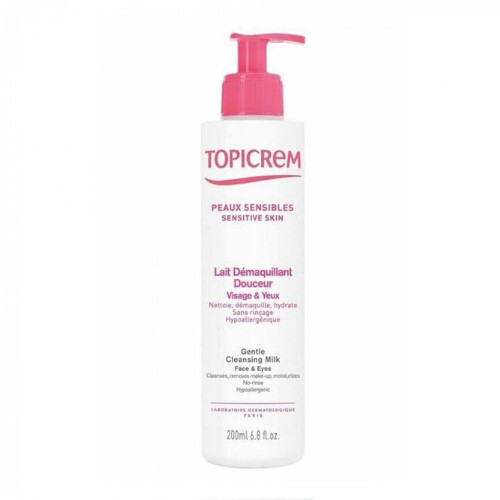 Qumësht pastrues për fytyrë Topicrem Gentle, 200 ml