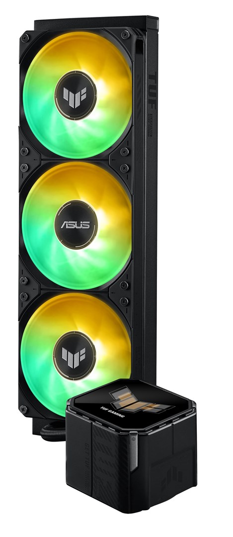 Ftohëse me ujë ASUS TUF Gaming LC III 360 ARGB LCD, 12 cm, e zezë