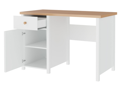 Tavolinë pune me 1 sirtar STORY SO-03, bardhë