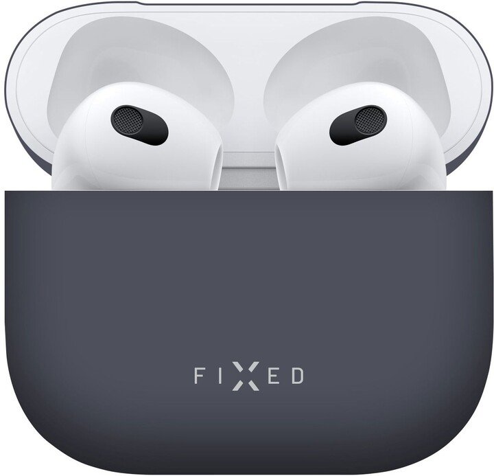 Këllëf FIXED Silky për Apple AirPods (2021), i kaltër