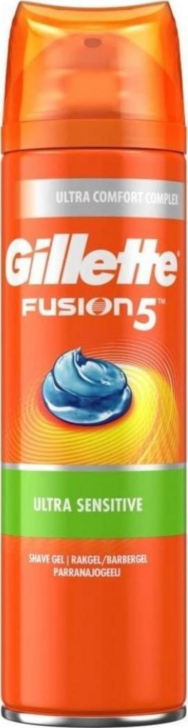 Xhel rroje Gillette Fusion 5 Shave Gel Ultra Sensitive	200ml