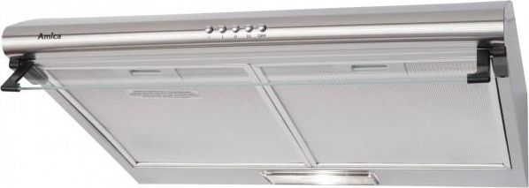 Aspirator Amica OSS 6232I, 223 m3 / h, 69 dB, 60 x 14.95 x 50 cm, i argjendtë