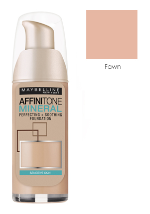 Krem pudër Maybelline Affinitone Mineral, Fawn, 30 ml