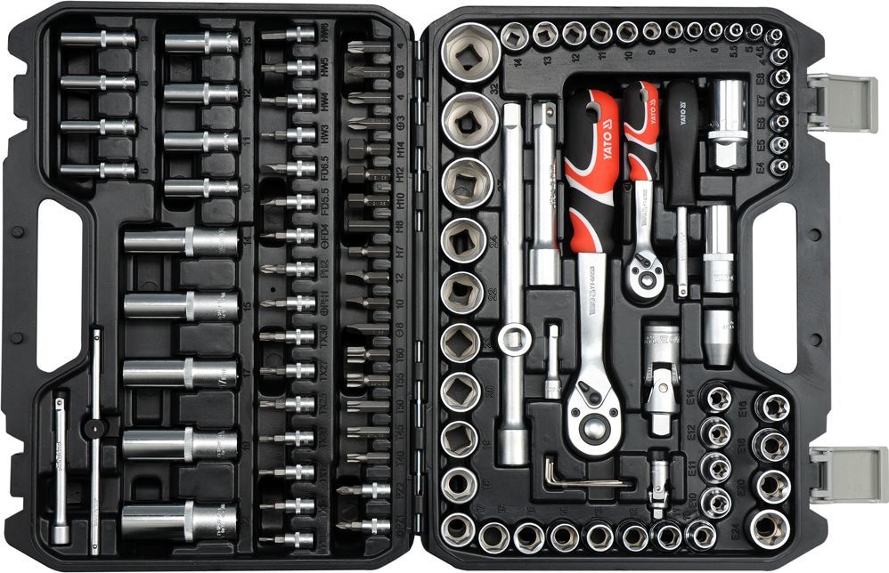 Set çelësash Yato,1/4 "1/2", 108 copë