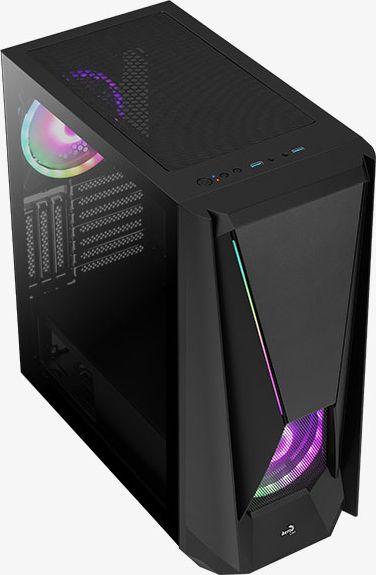 Куќиште за компјутер Aerocool PGS Visor ARGB, Midi Tower