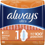 Peceta higjenike Ultra Normal Plus 10 copë.