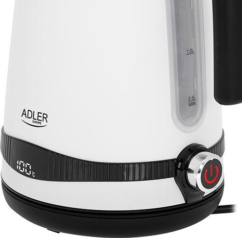 Ibrik Adler AD, 1295w, 1.7L, i bardhë