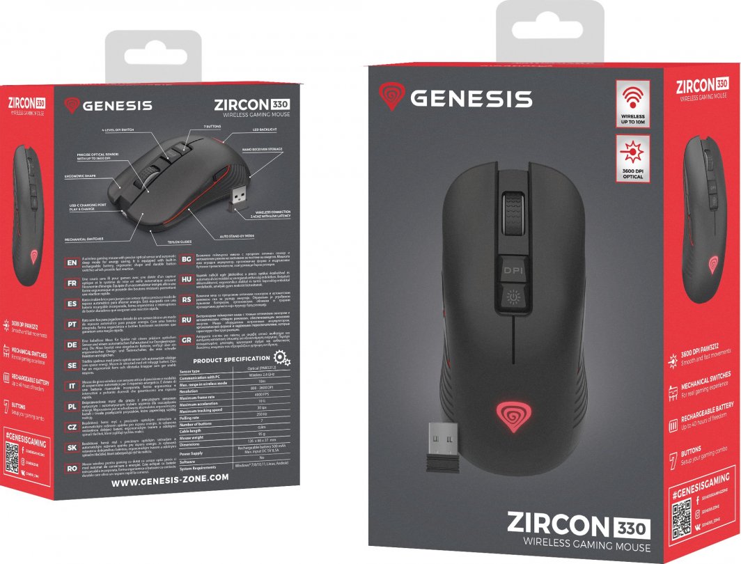 Maus wireless Zircon 330 (NMG-1321)