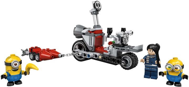Set LEGO Minions 75549 - ndjekje me motorçikletë