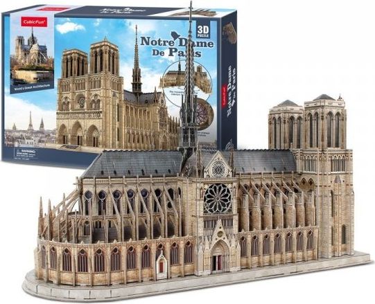 Puzzle Cubicfun Katedralja Notre Dame, 8+