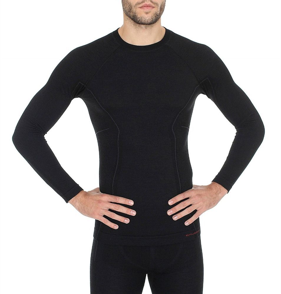 Bluzë për meshkuj Brubeck Active (LS12820), XXL, e zezë