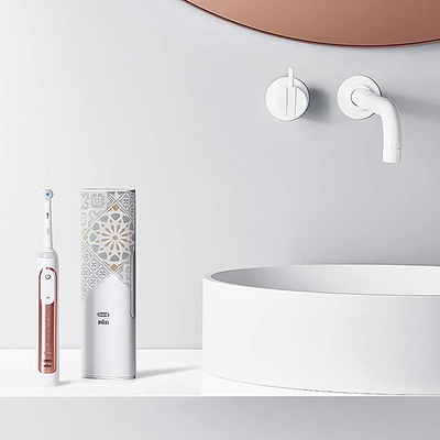 Brushë dhëmbësh Oral-B Genius X, Rose Gold Luxe edition