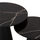 Set Dien 2 tavolina kafe Φ56&Φ43cm (HM9926), zezë