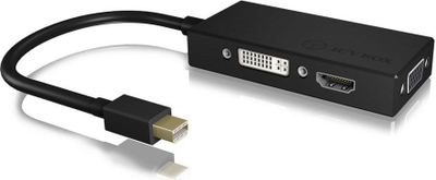 ICY BOX IB-AC1032 Mini DisplayPort во HDMI/DVI/VGA Адаптер