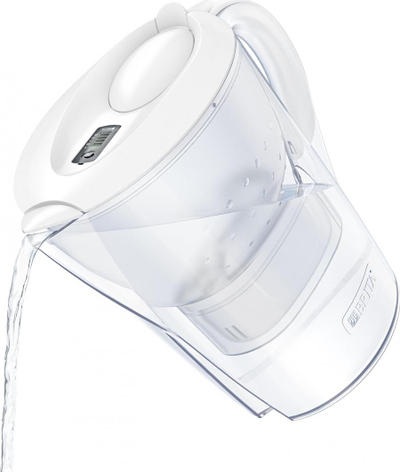 Ibrik me filtër Brita Marella XL MX Plus, i bardhë